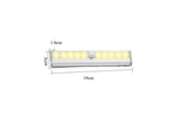 10LED WARM Recharageble Night Light LED Motion Sensor Closet Indoor Stair