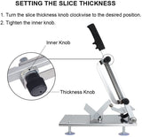 Manual Meat Slicer Stainless Steel Cutter Beef Food Slicing Machine SST