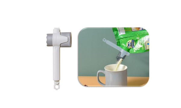 Reusable Food Bag Seal Clip Spill Proof Seal Pour Storage Spout Bag Clamp