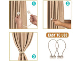 Magnetic Curtain Tiebacks 2PCS
