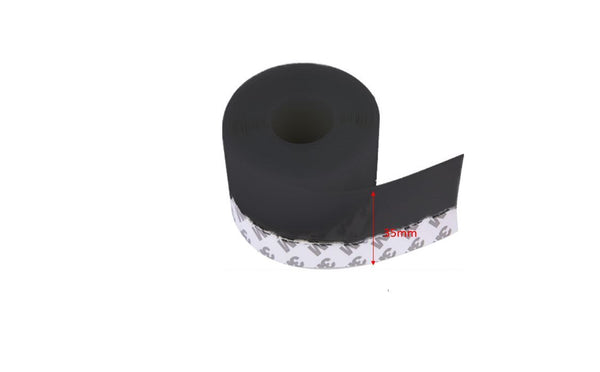 35mm 5Meters BLACK Door Seal Strip Draught Excluder Door Tape Weather Strip