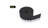 35mm 5Meters BLACK Door Seal Strip Draught Excluder Door Tape Weather Strip