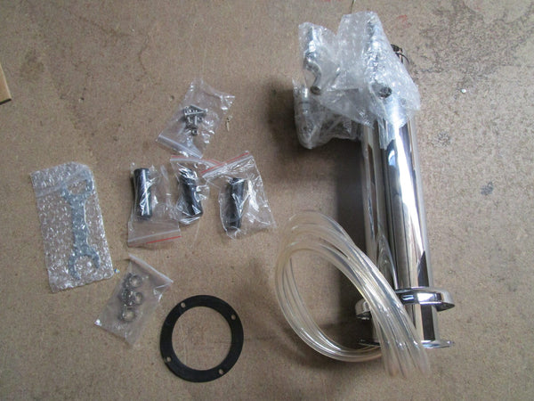 Triple Faucet Stainless Draft Beer Tower Beer Keg Fridge Dispenser 3 tap