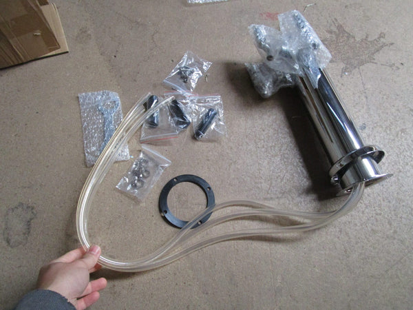 Triple Faucet Stainless Draft Beer Tower Beer Keg Fridge Dispenser 3 tap