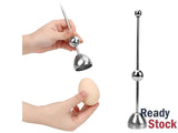 Egg Topper Shell Cutter Opener Stainless Steel