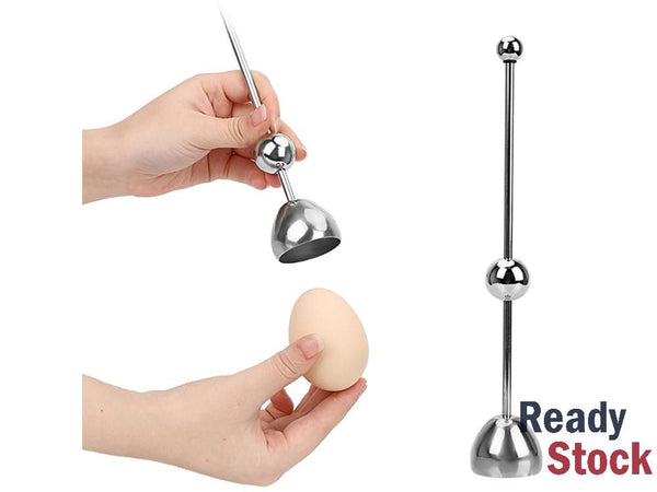 Egg Topper Shell Cutter Opener Stainless Steel