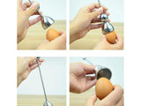 Egg Topper Shell Cutter Opener Stainless Steel