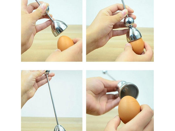 Egg Topper Shell Cutter Opener Stainless Steel