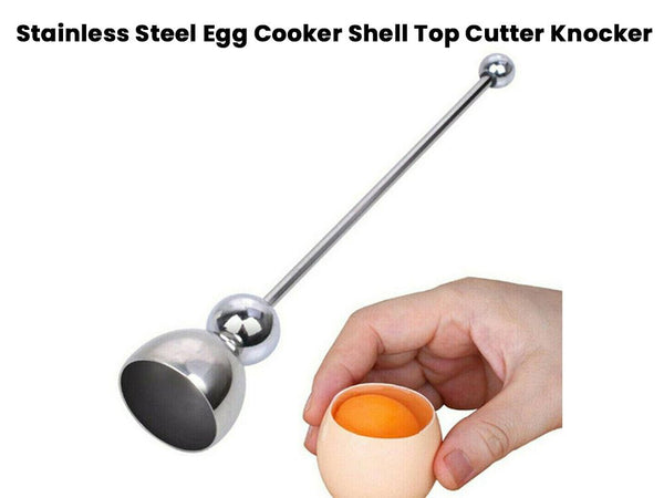 Egg Topper Shell Cutter Opener Stainless Steel