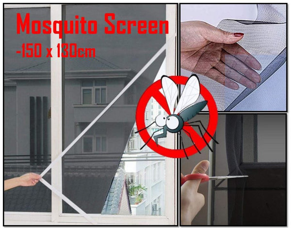 1.3x1.5m mosquito Net Fly screen Bug Mesh Insect Screen Self-adhesive
