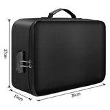 Fireproof Document Bag Organiser Box with Lock