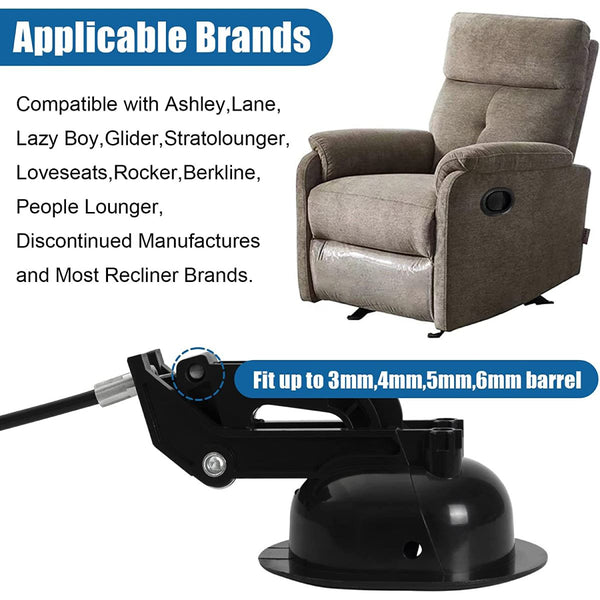 Recliner / Lounge Chair Handle Release Lever with Trigger Cable A02