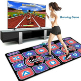Kids Double Dance Mat Wireless Controll Games Yoga Mats Fitness