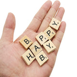 100PCS Scrabble Tiles, A-Z Capital Letters for Crafts, Pendants, Spelling