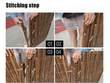 Large Wooden Fence Dog Safety Gate Door Barrier - Retractable