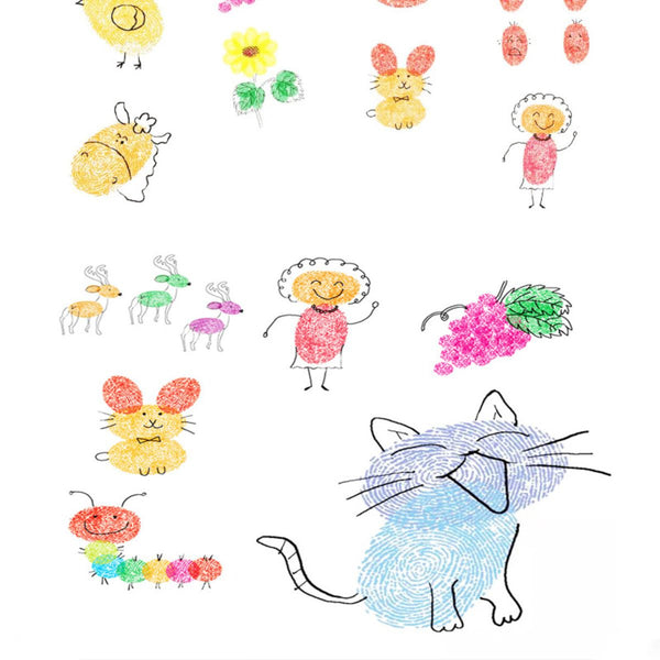 6 Park Ink Pad Rubber Stamps Craft Pigment Ink 24 Colour