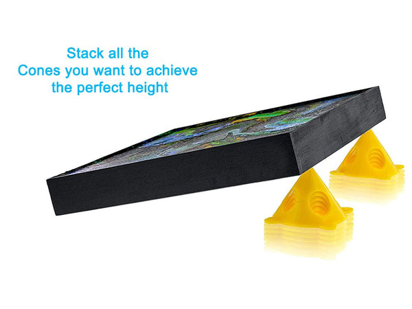 Woodworking Paint Lifting Stand Frame Paint Block Shelf 20PCS