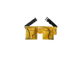 11 Pocket Leather Tool Belt Adjustable Strap Hammer Holders Loops Carpenter