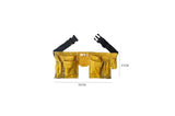 11 Pocket Leather Tool Belt Adjustable Strap Hammer Holders Loops Carpenter