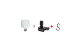 12W Lamp Compatible Makita LED Flashlight E27 Lights Adapter Latern