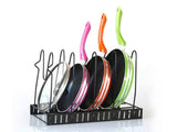 Kitchen Organiser Rack Pot Pan Cookware Lid Holder