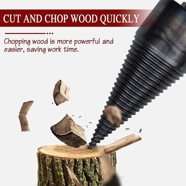 Log Firewood Wood Splitter Drill Bits