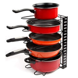 Kitchen Organiser Rack Pot Pan Cookware Lid Holder