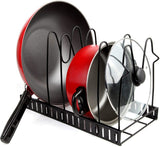 Kitchen Organiser Rack Pot Pan Cookware Lid Holder