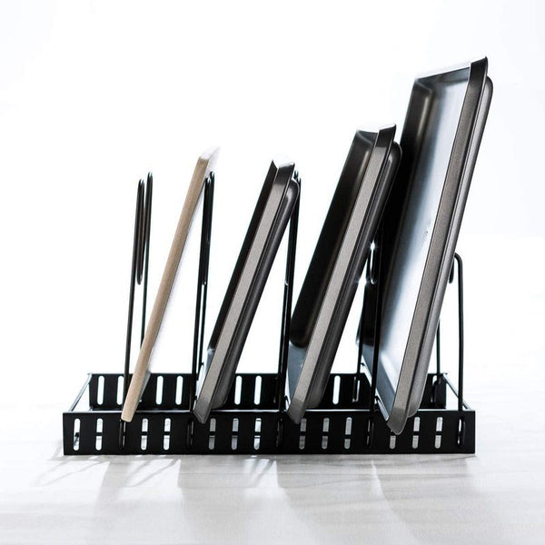 Kitchen Organiser Rack Pot Pan Cookware Lid Holder