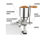 Coffee Bean Grinder Manual Mill Wheat Corn Grain Nuts Flour Seeds