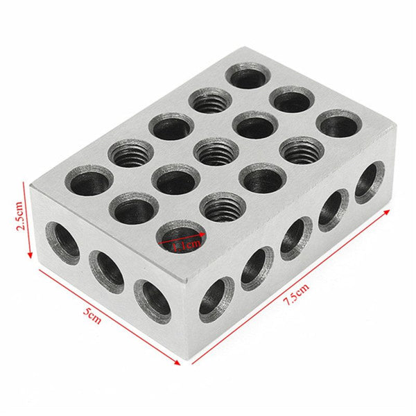 23 Holes 1-2-3 Blocks Machinist Metalworking Woodworking