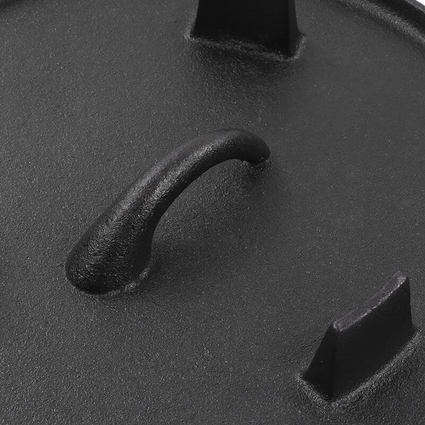 Cast Iron Dutch Oven Camping Pot Frying Pan Skillet Set