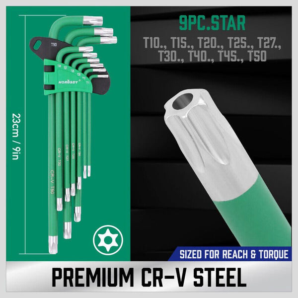 Long Arm Hex Key Allen Wrench Set