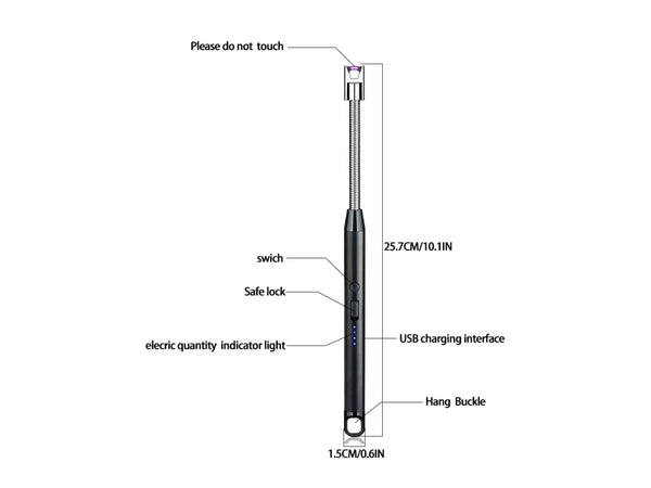 Electric Lighter Black