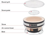 Japanese Ceramic Hibachi Charcoal Table Grill