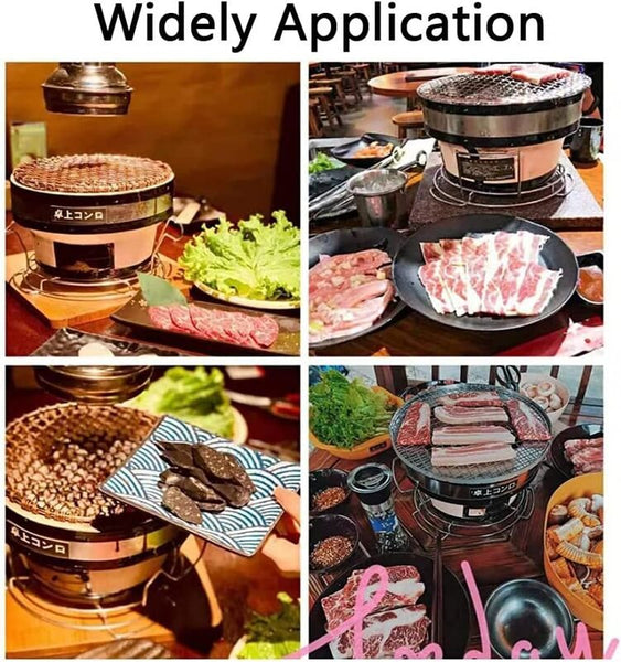 Japanese Ceramic Hibachi Charcoal Table Grill