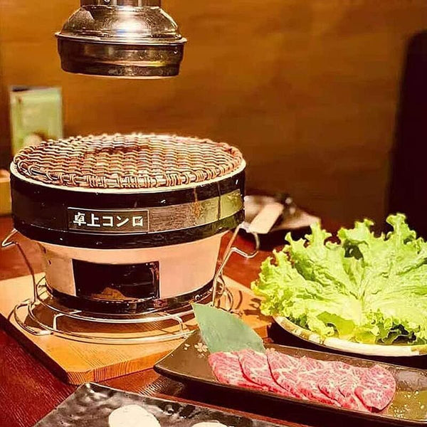 Japanese Ceramic Hibachi Charcoal Table Grill