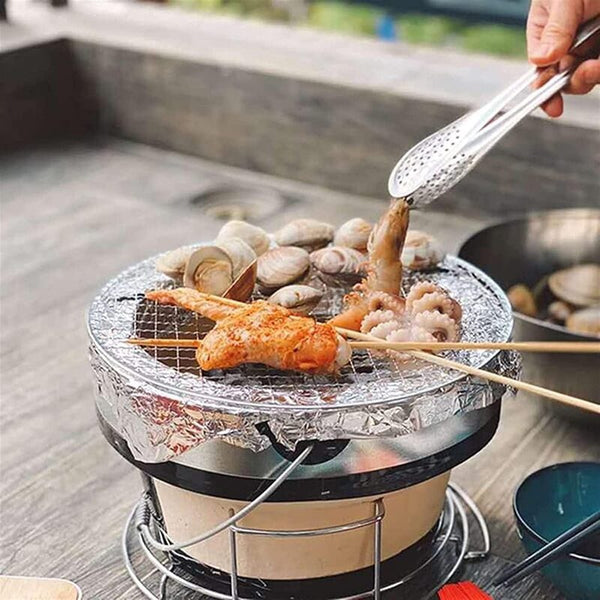 Japanese Ceramic Hibachi Charcoal Table Grill