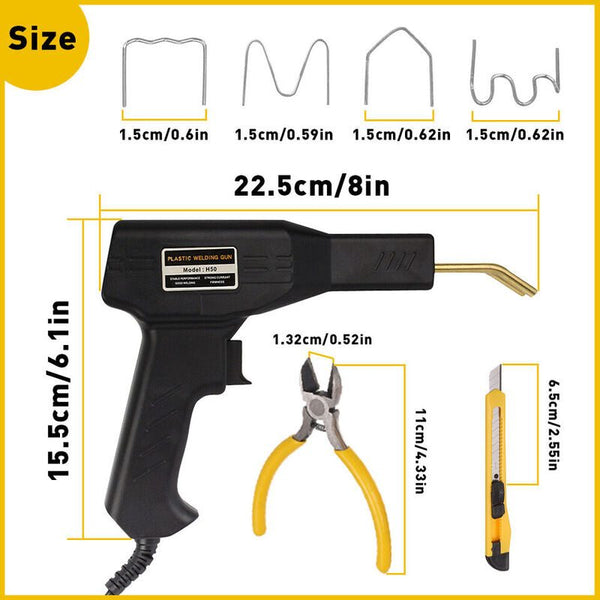 Plastic Welder Hot Stapler Plastic Repair Welding Kit