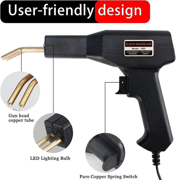 Plastic Welder Hot Stapler Plastic Repair Welding Kit