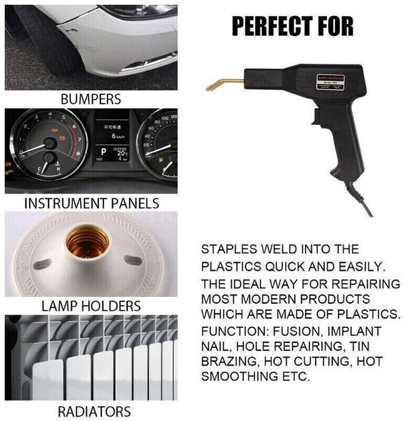 Plastic Welder Hot Stapler Plastic Repair Welding Kit