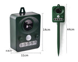 Ultra Sonic Garden Animal Deterrent PIR Repeller Cat Dog Fox Bird Scarer