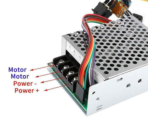DC Motor Speed Controller PWM Reversible Switch Set 10V-55V 12V 24V 36V 48V 60A