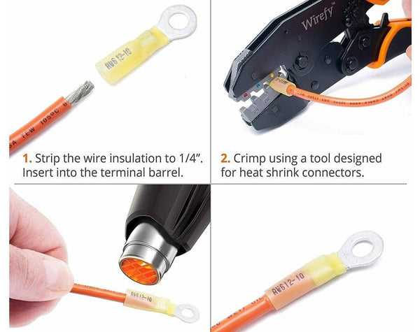 Electrical Terminals Cable Wire Crimp Connectors