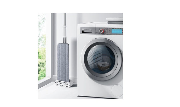 Microfiber Flat Mop hand free squeeze self stand 360 Rotation Sweeper