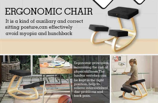 NEW Wooden Kneeling Chair