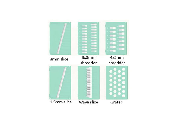 6 in 1 Vegetable Slicer Multi-Purpose Mandoline Chopper Grater Julienne