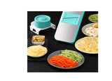 6 in 1 Vegetable Slicer Multi-Purpose Mandoline Chopper Grater Julienne