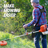 Adjustable Weed Eater Strap Harness for Stihl Ryobi Black