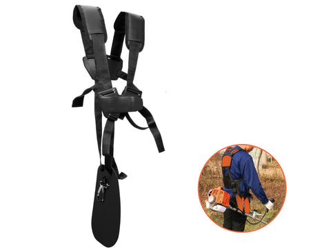 Adjustable Weed Eater Strap Harness for Stihl Ryobi Black